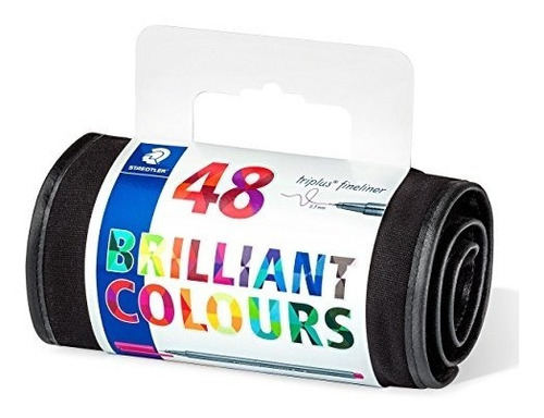 Staedtler 334 Triplus Fineliners Roll-up Set Colores Surtido