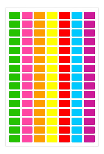 Parlaim Etiqueta Cuadrada Codificacion Color 1 2  3 4  7