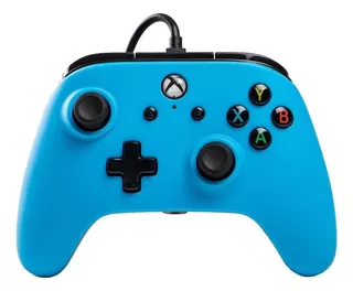 Control joystick ACCO Brands PowerA Enhanced Wired Controller for Xbox One negro y azul