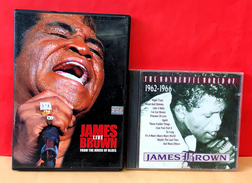 Pack James Brown Dvd  Live  + Cd  The Wonderful World Of  