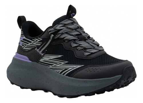 Tenis Mujer Charly® Trail Ultra Ligeros Textil Color Negro