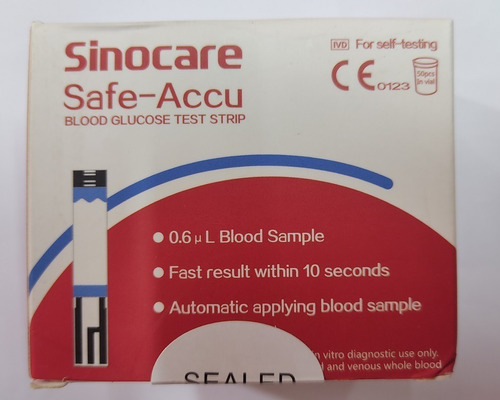 Tiras Reactivas Sinocare Safe Accu