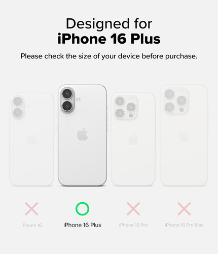 Capa Para Celular Ringke Onyx Compatível Com iPhone 16 Plus