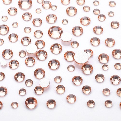 Rhinestones De Vidrio Ss6-ss20 Uñas, Caja 6 Compartimientos
