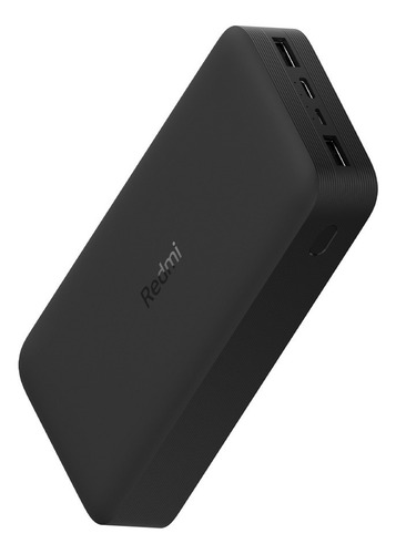 Cargador Portátil Xiaomi Redmi 20000mah Carga Rapida 18w Color Negro