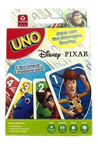 UNO Jogo de cartas Lightyear : : Brinquedos e Jogos