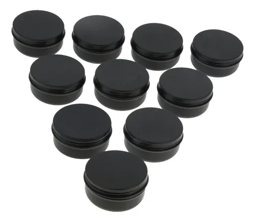 50 Piezas Portátiles 30g De Aluminio Tarros De Lata De