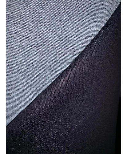 Mezclilla Stretch Lomas 10 Onzas 1.60 Ancho Por Metro Color Índigo Diseño De La Tela Sarga