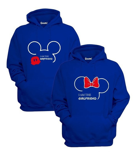 Sudaderas Para Parejas Mickey & Minnie #8 (dos Piezas)