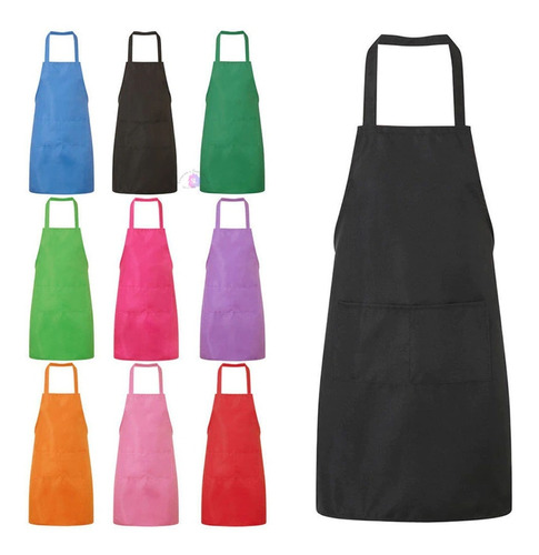 Delantal Cocina Ajustable Camarero, Chef, Uniforme Unisex 