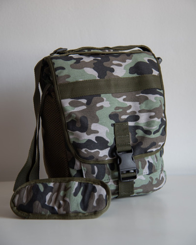 Imagen 2 de 10 de Bolso Morral Cámara Fotográfica P Nikon Canon Sony Camuflado
