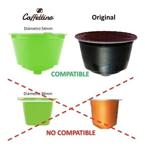 Imagen 7 de 9 de Dolce Gusto 4 Capsulas Recargables Caffettino Titanweb