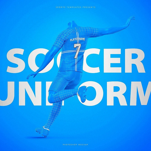 Mockup Pack Uniforme Futebol Masculino