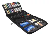 kit de dibujo,145Juego de Lápices de Dibujo Profesionales,Colores  Profesionales Para Dibujo, Etc.Una Caja de Cremallera Portátil,Regalo Ldeal  para Artistas, Adultos : : Hogar y Cocina