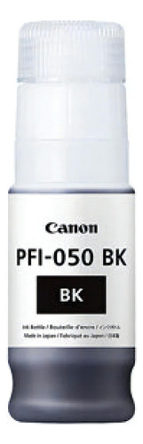 Tanque De Tinta Canon Pfi-050 Negro 70ml Para Imageprograf