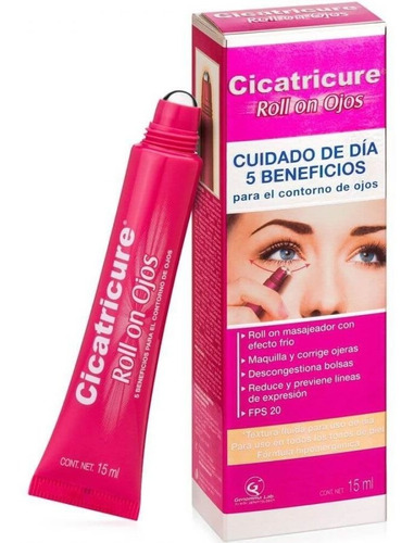 Cicatricure Roll On Ojos 5 Beneficios Efecto Frio 15ml