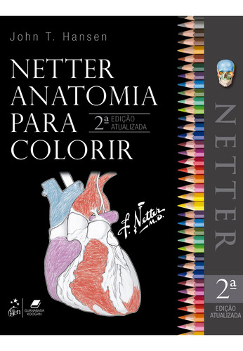 Livro Netter Anatomia Para Colorir