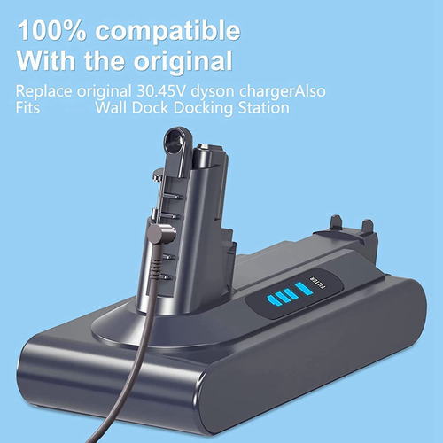 Cargador Y Adaptador De Corriente Para Dyson V10 V11 V12 V15