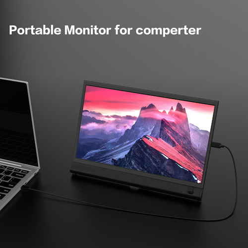 Monitor Portátil Con Soporte - 15.6 Pulgadas Fhd 1080p Rgb I