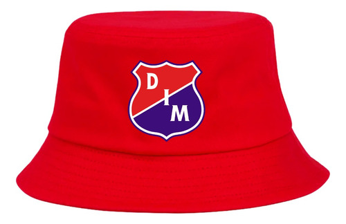 Gorro Pesquero Dim Medellin Rojo Bucket Hat Sombrero 