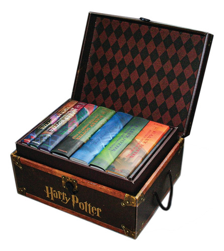 Harry Potter Boxed Cofre De Lujo En Ingles Tapa Dura 7 Tomos