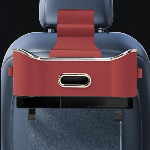 Caja De Almacenamiento Para Asiento Trasero Organizador Rojo