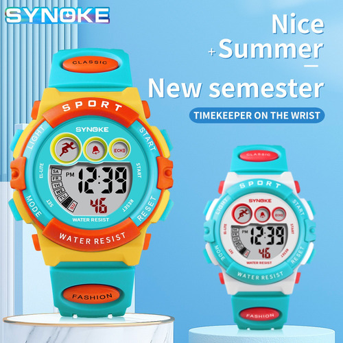 Reloj Deportivo Electrónico Multifunción Synoke Watch Para N