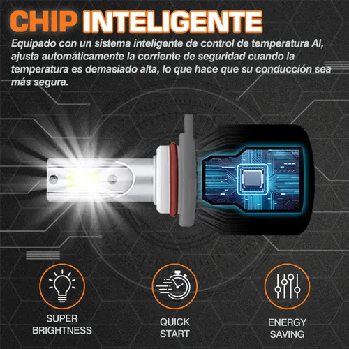 For Dodge Kit Focos Delanteros De Led Luz Alta/baja