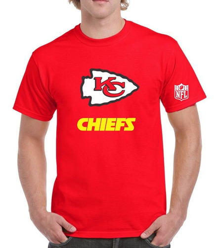 Playera Jefes De Kansas City Nfl Tallas 2 Xl Y 3 Xl