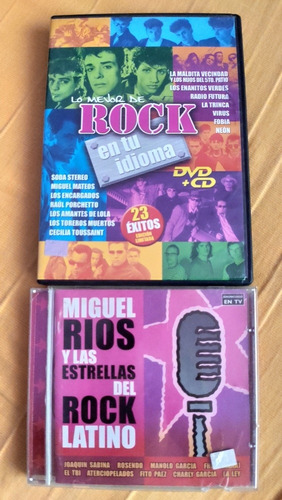 Cd + Dvd Lo Mejor De Rock En Tu Idioma Y Miguel Ríos (Usado)