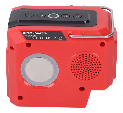 Altavoz Jobsite, Lugar De Trabajo Alimentado Por Batería Par