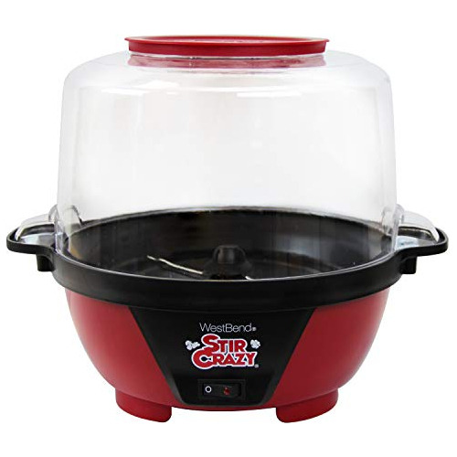 Popcorn Popper Machine West Bend Stir Crazy No.82505 6-quart