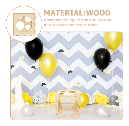 Práctico Medidor De Globos, Caja De Bolas Para Medir Globos