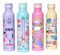 Comprar Botella Deportiva Agua Metálica Aluminio Tapa Rosca 500ml