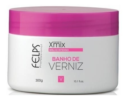 Imagen 3 de 3 de Mascara Capilar Baño De Verniz Felps Brillo Intenso No Frizz