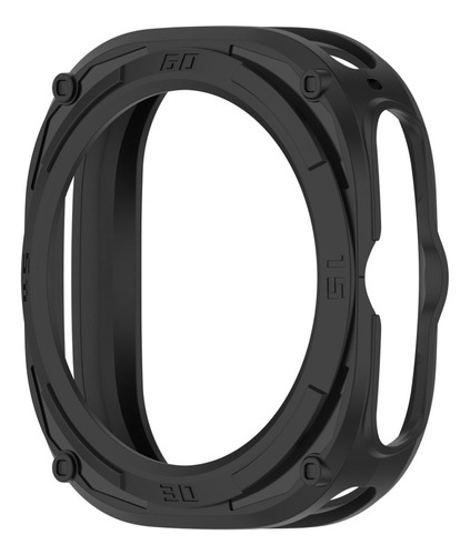 C Funda De Reloj De Tpu Negra Para Samsung Galaxy Watch