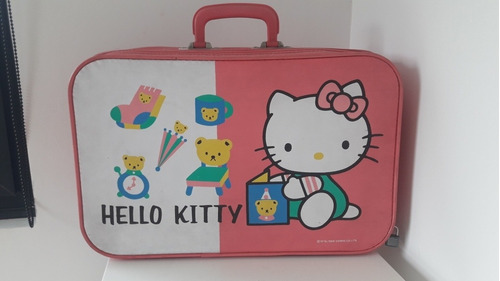 Valija Vintage De Viaje Hello Kitty Original Sanrio Años 80