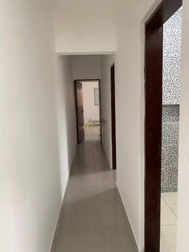 Casa Nova 02 Dormitórios Com Piscina E Cascata! Lado Praia. Ótimo Acabamento! Jardim Das Palmeiras. Itanhaém.
