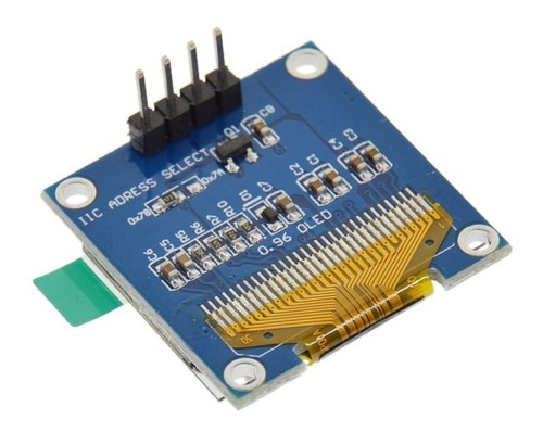 Imagen 3 de 5 de Pantalla Lcd 128x64 Oled 0.96 Para Arduino (4 Terminales)