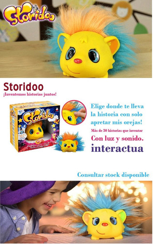 Mascota Interac Storidoo Cuenta Historias Español Luz Sonido