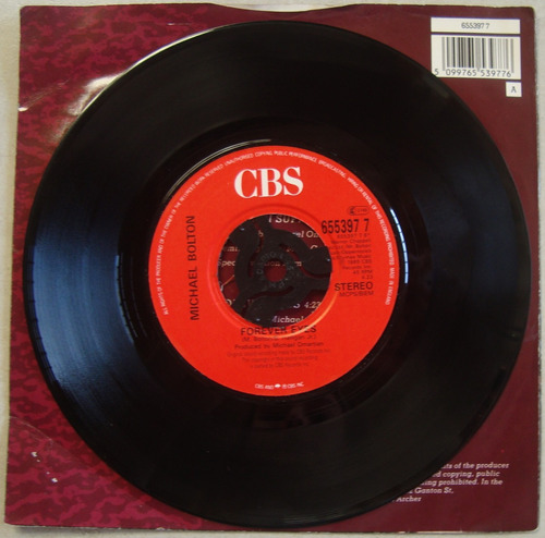 Michael Bolton How Am I Supposed To Live Without You, 1990 (Usado)