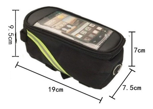 Alforja Bolso Delantero Porta Celular/gps Para Bicicleta