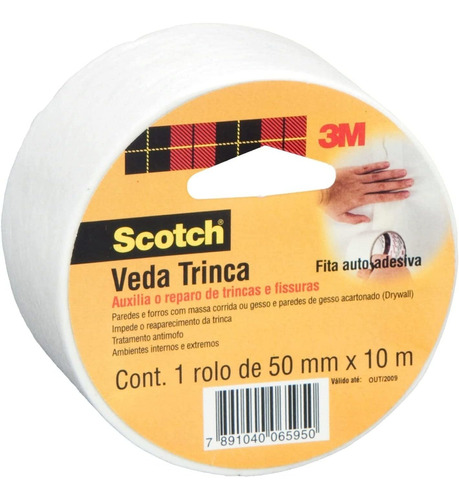 Fita Veda Trinca 3m Scotch 50mm X 10m