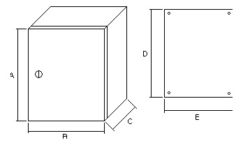 Quadro De Comando Para Painel Elétrico Nema 800 X 600 X 200