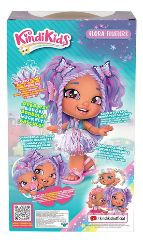 Kindi Kids Hermana Mayor Perfumada: Flora Flutters - Muñeca