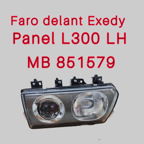 Faro Delantero Izq Lh Mitsubishi  Panel Exedy 