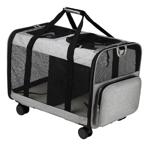 Portador De Mascotas Doble Transpirable Trolley Bag