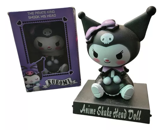 Figura Cabezón Kuromi Celular Tablero Kitty Juguete Anime