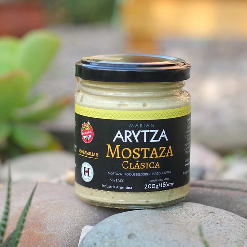 Mostaza Arytza Natural Clasica 100% - Ideal Niños - Sin Tacc