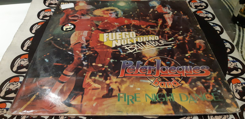 Peter Jacques Band Fuego Nocturno Bailable Lp Vinilo Bueno